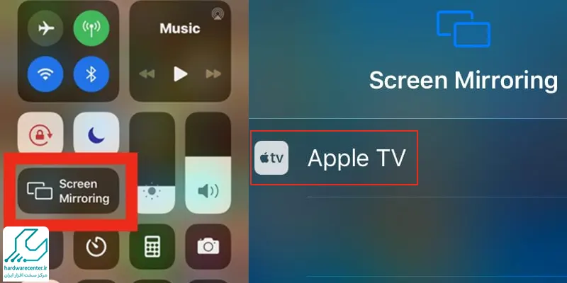 آموزش اتصال آیفون به تلویزیون با اپل تی وی