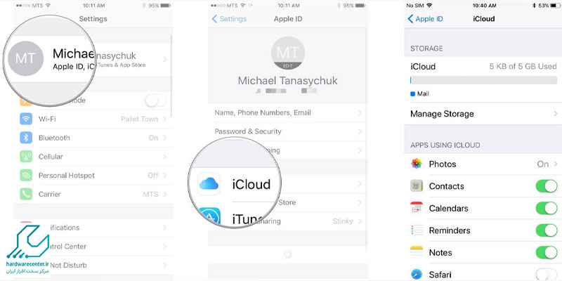 نحوه پشتیبان ‌گیری از آیپد با iCloud