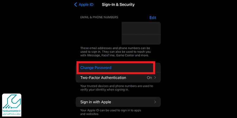رفع مشکل Verification Failed در اپل با تغییر رمز عبور اپل آیدی