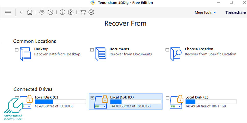 نرم افزار Tenorshare 4DDiG