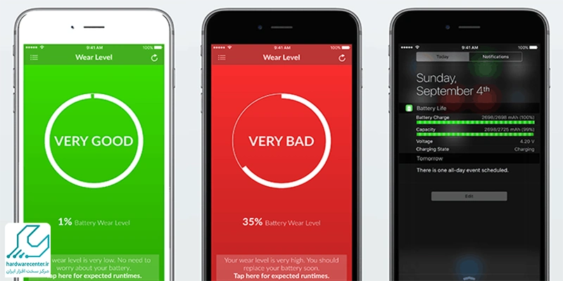 تست‌های عملی برای تشخیص باتری اصلی آیفون